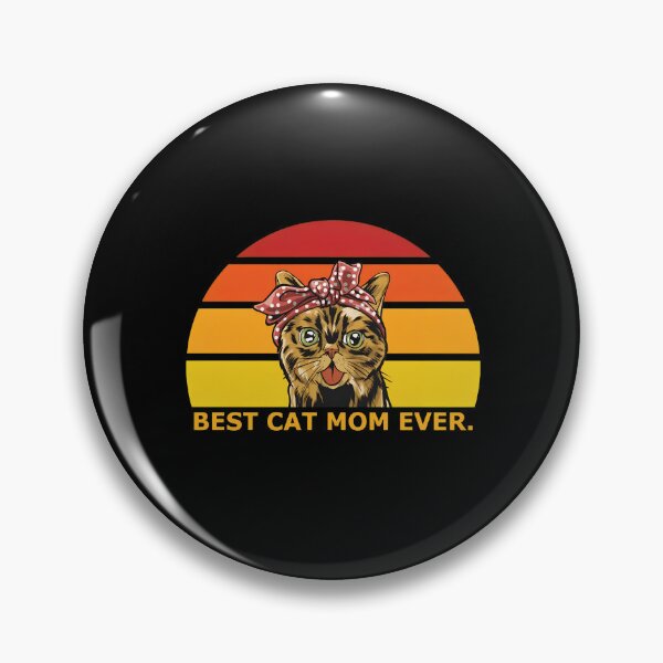 Item preview, Best Cat Mom Ever Retro Sunset Cat Mom T-Shirt designed and sold by GiaoCalonas.