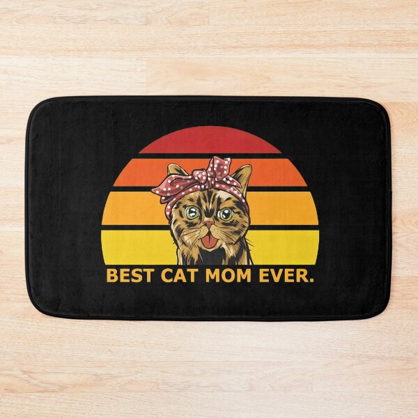Item preview, Best Cat Mom Ever Retro Sunset Cat Mom T-Shirt designed and sold by GiaoCalonas.