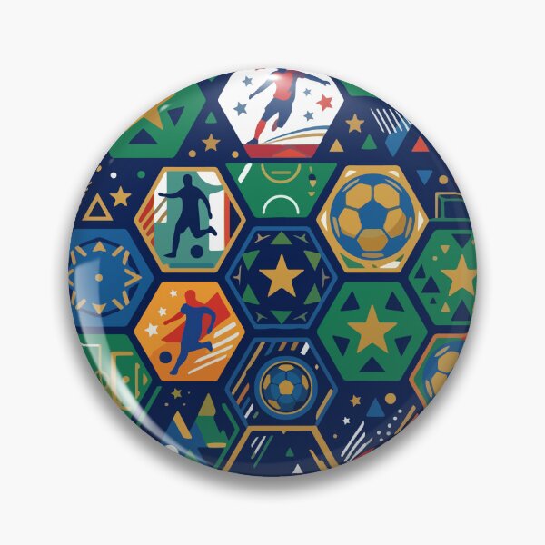 Item preview, Geometric Soccer Hexagon Pattern designed and sold by YasminTaha.