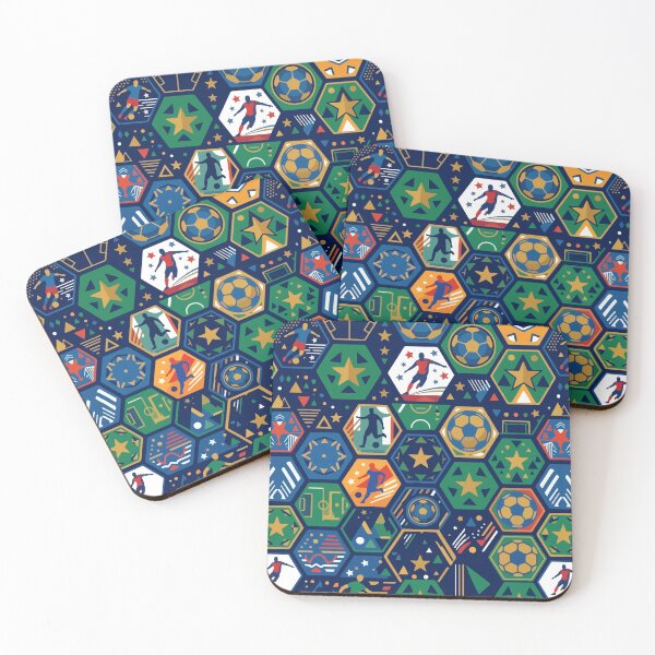 Item preview, Geometric Soccer Hexagon Pattern designed and sold by YasminTaha.