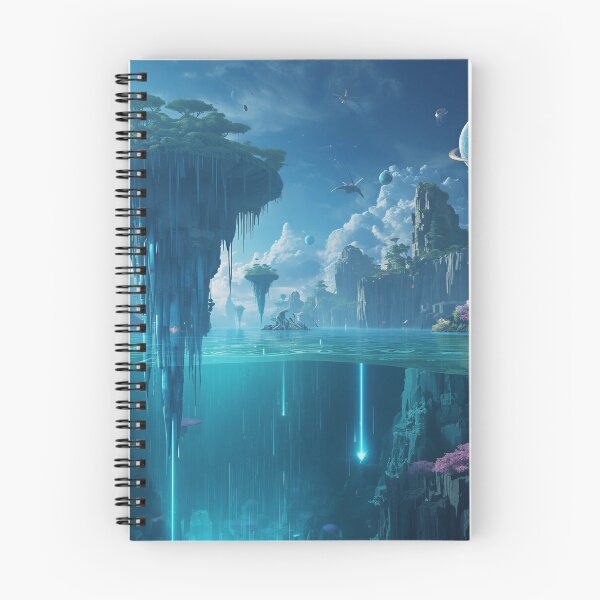 Item preview, Skyroot Ocean Fantasy Alien Landscape designed and sold by Luminous Wilds.