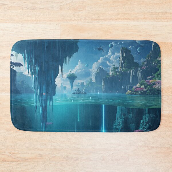 Item preview, Skyroot Ocean Fantasy Alien Landscape designed and sold by Luminous Wilds.