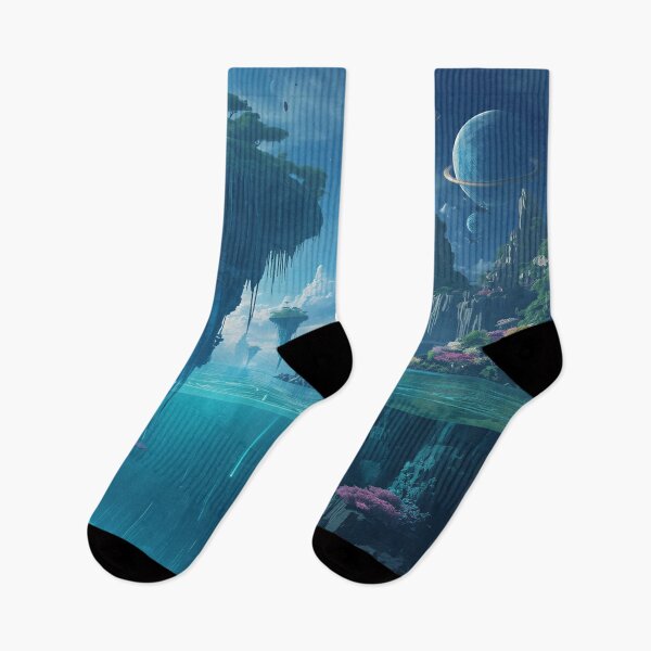 Item preview, Skyroot Ocean Fantasy Alien Landscape designed and sold by Luminous Wilds.