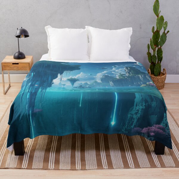 Item preview, Skyroot Ocean Fantasy Alien Landscape designed and sold by Luminous Wilds.