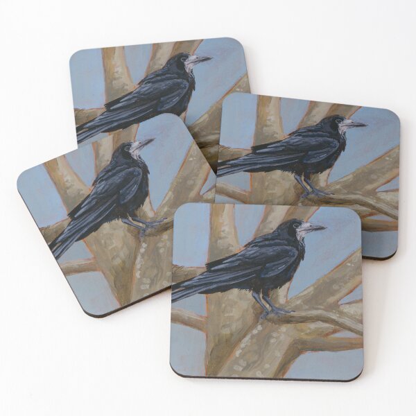 Item preview, Rook Bird on Tree designed and sold by emfpaints.