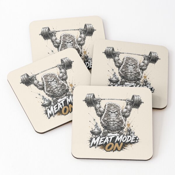 Item preview, Meat Mode On - Funny Steak Bodybuilder Gym BBQ Design designed and sold by BlackSector77.