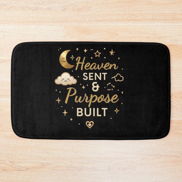 Item preview, Heaven Sent & Purpose Built – Cute Whimsical Gold Baby & Toddler Design designed and sold by Rooted in Purpose.