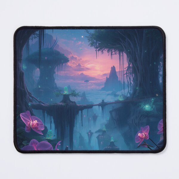 Item preview, Crystal Rainforest Canopy Fantasy Landscape designed and sold by Luminous Wilds.