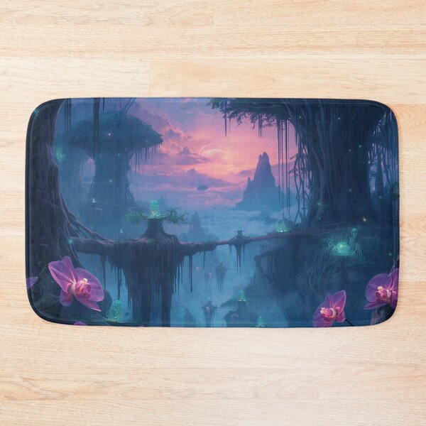 Item preview, Crystal Rainforest Canopy Fantasy Landscape designed and sold by Luminous Wilds.