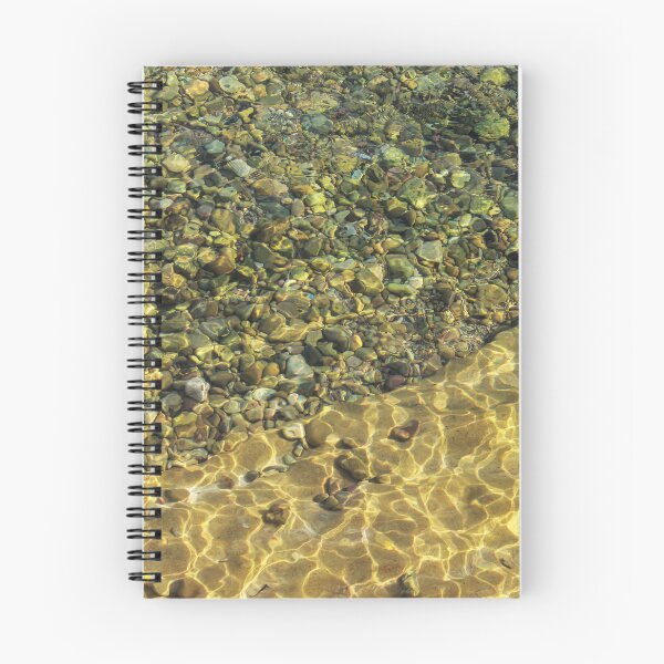 Item preview, Sunlit Pebbles And Sand Through Clear Shallow Water With Rippling Light Patterns designed and sold by Nmallia.
