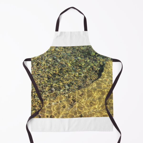 Item preview, Sunlit Pebbles And Sand Through Clear Shallow Water With Rippling Light Patterns designed and sold by Nmallia.