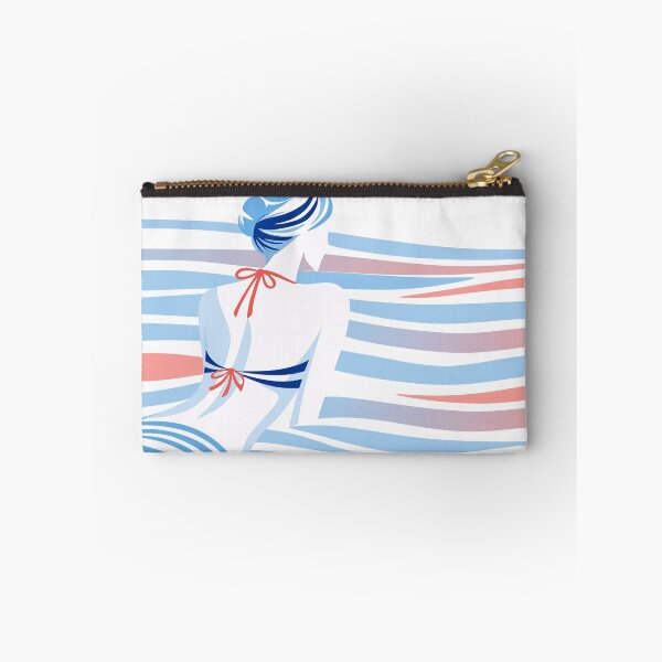 Item preview, Coastal Woman Stripes Art designed and sold by Studio pod Burom.