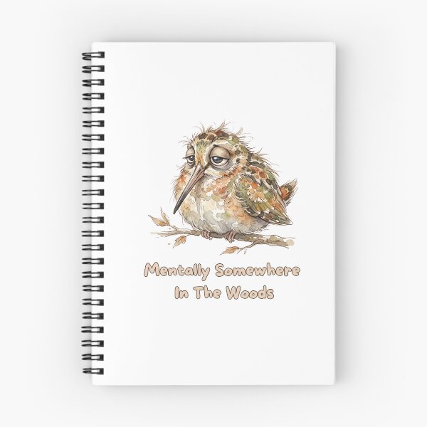 Item preview, American Woodcock Mentally Somewhere in the Woods | Cute Bird Meme Design designed and sold by HelgaCraftery.
