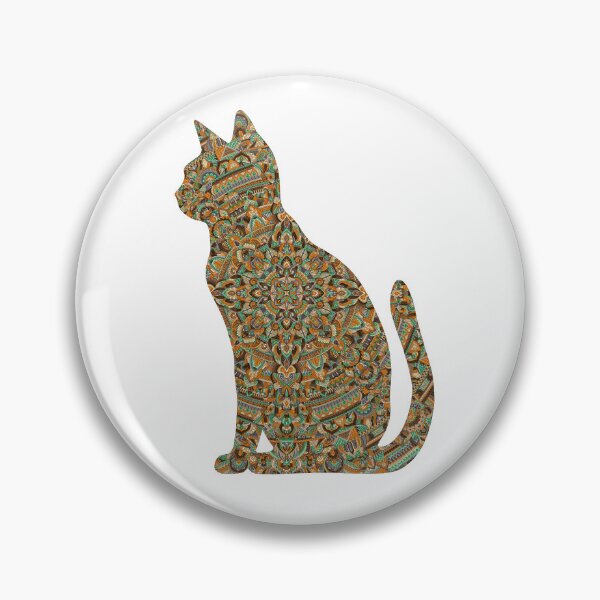 Item preview, Tabby Mandala Silhouette designed and sold by Always Wanted.