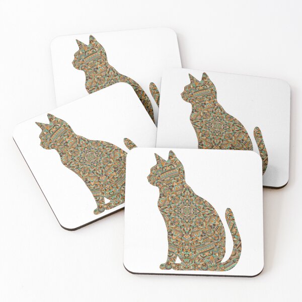 Item preview, Tabby Mandala Silhouette designed and sold by Always Wanted.