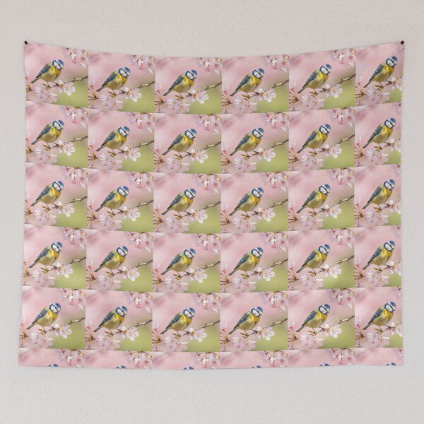Item preview, Bluetit sat in a tree enjoying a summers day designed and sold by carlsmart1.