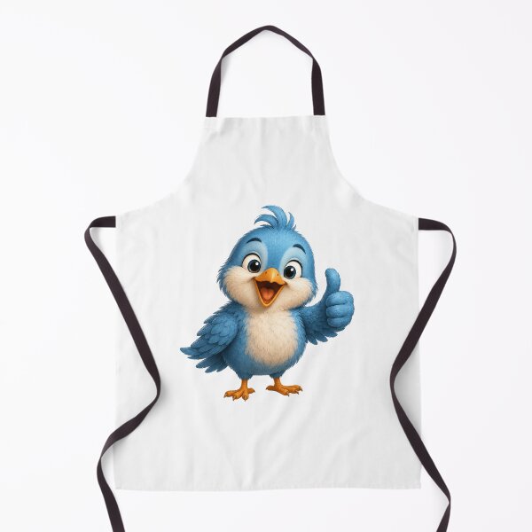 Item preview, Cute Blue Bird Thumbs Up Watercolor Happy Animal designed and sold by Seculinator.
