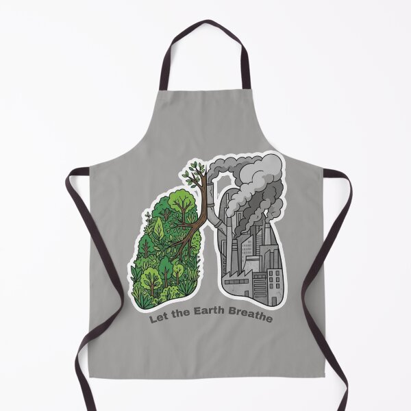 Item preview, Let the Earth Breathe Eco Lungs Vintage Art by Vintry off. designed and sold by VintryOff.