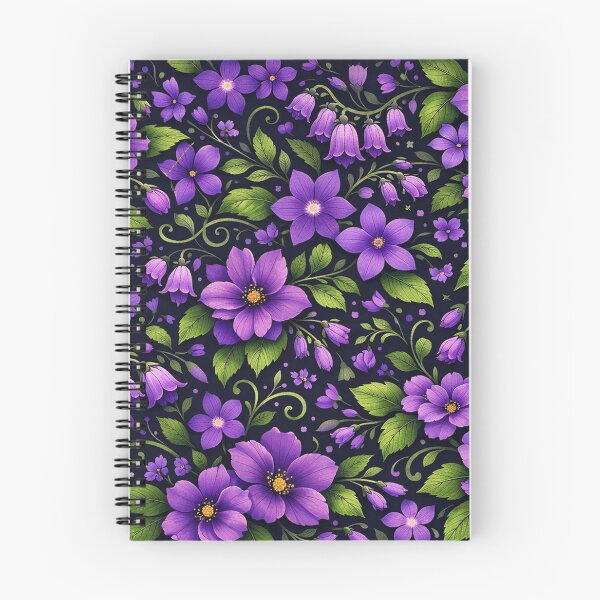 Item preview, Lush purple floral splendor designed and sold by Sigtrix.