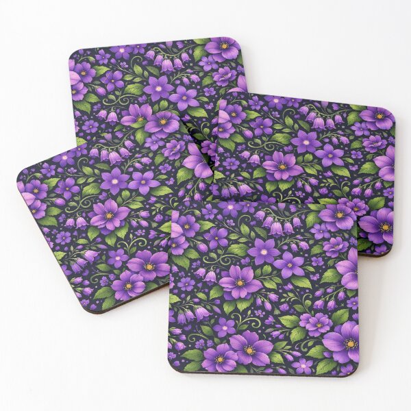 Item preview, Lush purple floral splendor designed and sold by Sigtrix.