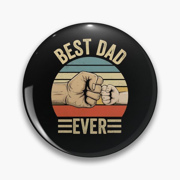 Item preview, Best Dad Ever Fist Bump Vintage Retro designed and sold by GiaoCalonas.