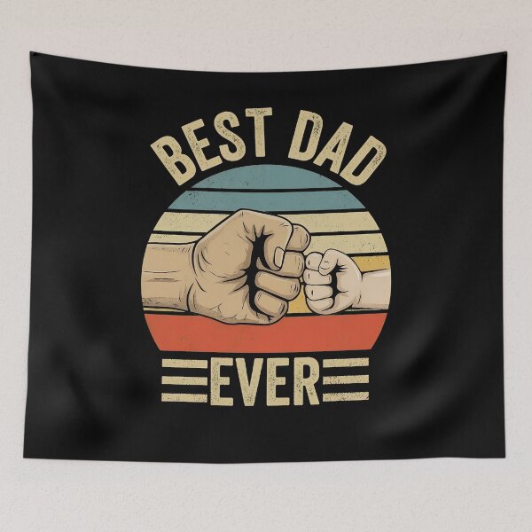Item preview, Best Dad Ever Fist Bump Vintage Retro designed and sold by GiaoCalonas.