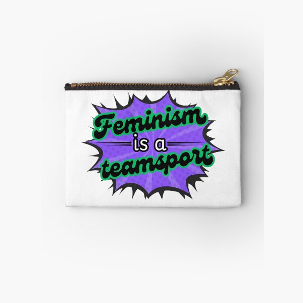Item preview, Feminism is a teamsport! designed and sold by Cages or Wings.