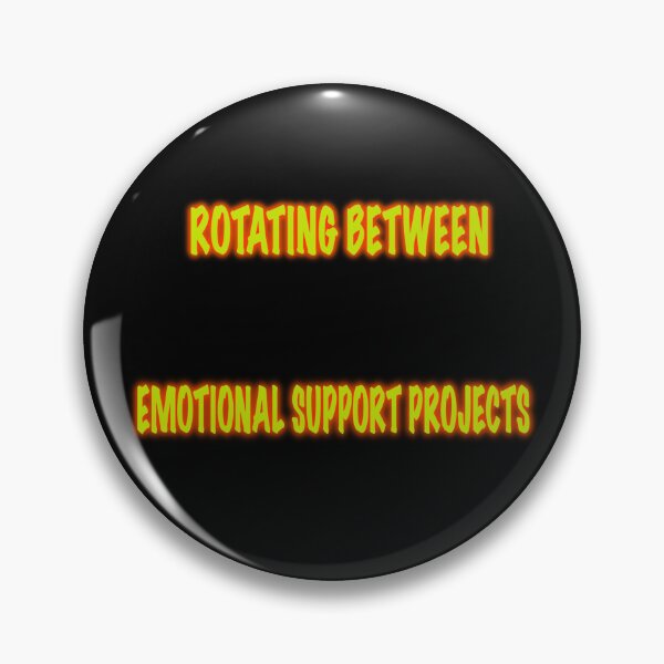 Item preview, Rotating Between Emotional Support Projects – Funny Knitting Humor Shirt, Crochet Crafting Tee designed and sold by ArtyWares.