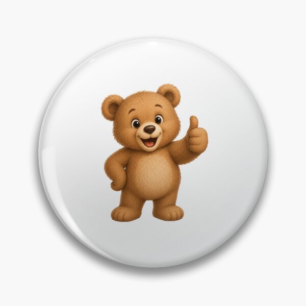 Item preview, Cute Teddy Bear Thumbs Up Watercolor Happy Animal designed and sold by Seculinator.