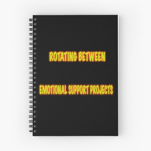 Item preview, Rotating Between Emotional Support Projects – Funny Knitting Humor Shirt, Crochet Crafting Tee designed and sold by ArtyWares.