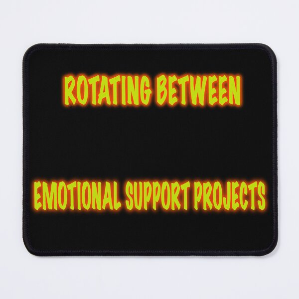 Item preview, Rotating Between Emotional Support Projects – Funny Knitting Humor Shirt, Crochet Crafting Tee designed and sold by ArtyWares.
