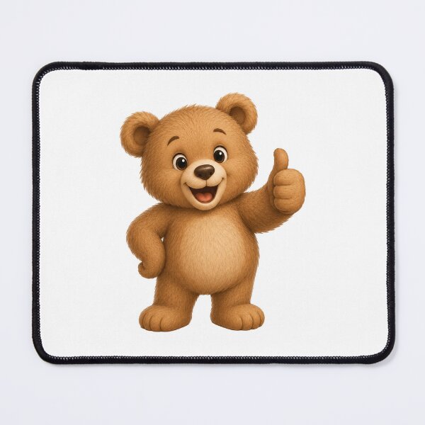 Item preview, Cute Teddy Bear Thumbs Up Watercolor Happy Animal designed and sold by Seculinator.