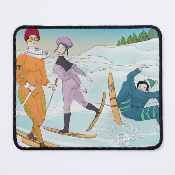 Item preview, Geishas skiing designed and sold by Le poulpe rêveur.