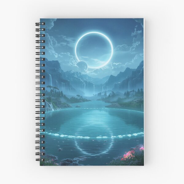 Item preview, Halo Falls Sanctuary Fantasy Landscape designed and sold by Luminous Wilds.
