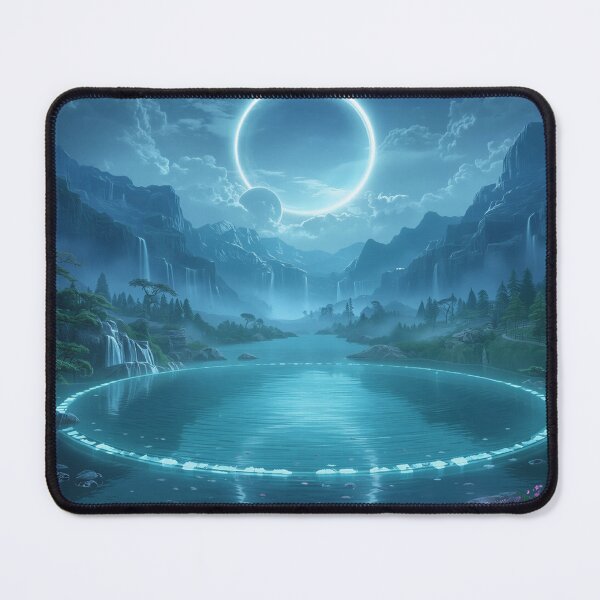 Item preview, Halo Falls Sanctuary Fantasy Landscape designed and sold by Luminous Wilds.