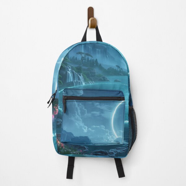 Item preview, Halo Falls Sanctuary Fantasy Landscape designed and sold by Luminous Wilds.
