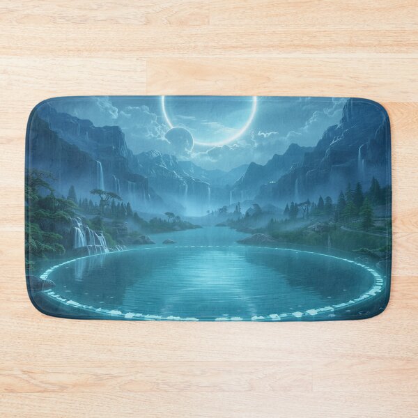 Item preview, Halo Falls Sanctuary Fantasy Landscape designed and sold by Luminous Wilds.
