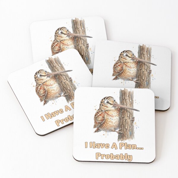 Item preview, American Woodcock I Have A Plan Probably | Funny Bird Meme Design designed and sold by HelgaCraftery.