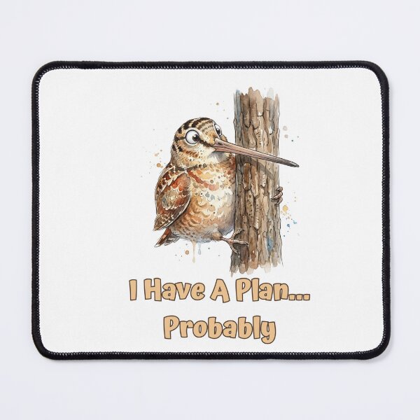 Item preview, American Woodcock I Have A Plan Probably | Funny Bird Meme Design designed and sold by HelgaCraftery.