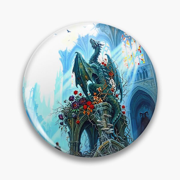 Item preview, Dark Gothic Art &amp; Fine Art Prints (1:1 Square Posters) designed and sold by Cyber-ART-Studio.