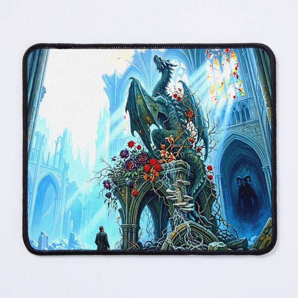 Item preview, Dark Gothic Art &amp; Fine Art Prints (1:1 Square Posters) designed and sold by Cyber-ART-Studio.