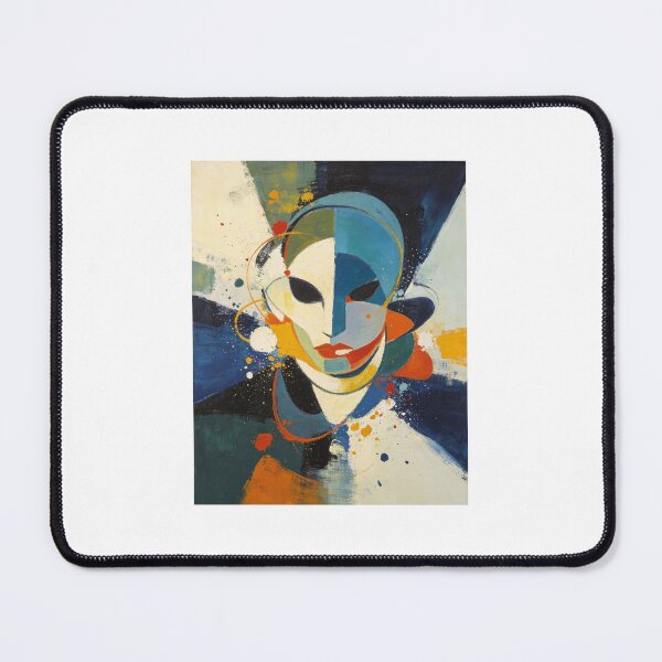 Item preview, Colourful artistic face design with many colours designed and sold by carlsmart1.