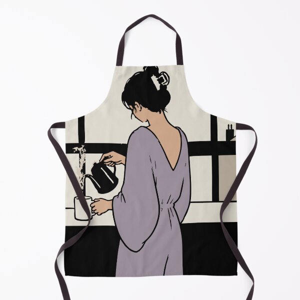 Item preview, Cozy Coffee Woman Print designed and sold by Studio pod Burom.