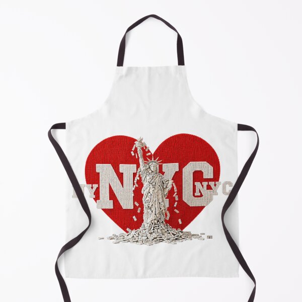 Item preview, I Love NYC Statue of Liberty Domino Art Mosaic Heart designed and sold by puzzell.
