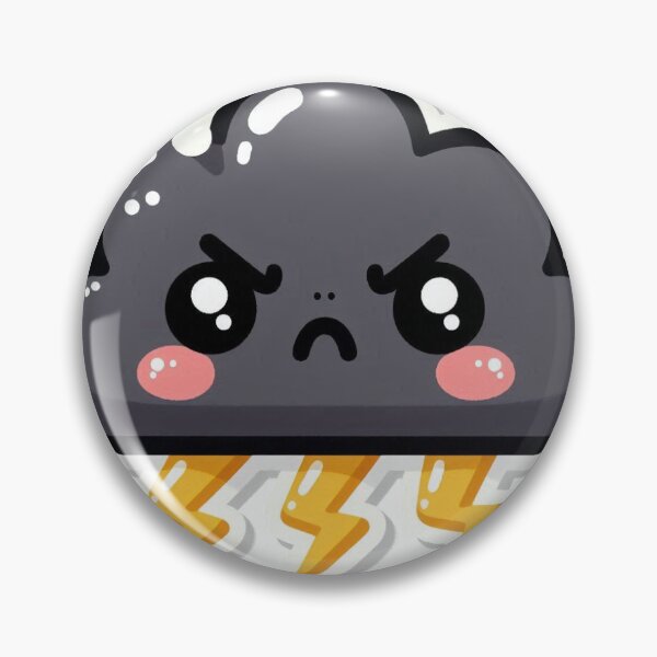 Item preview, Kawaii Storm Cloud Sticker designed and sold by PastelPawsArt.
