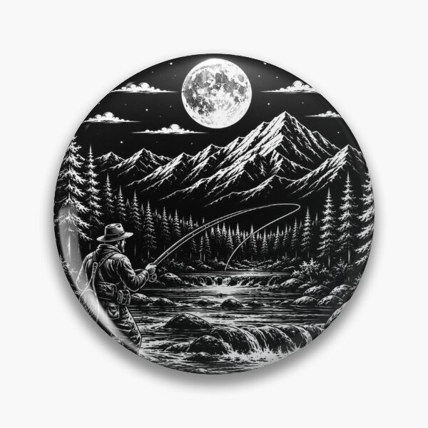 Item preview, Peaceful fishing on a mountain stream. designed and sold by Giewont.