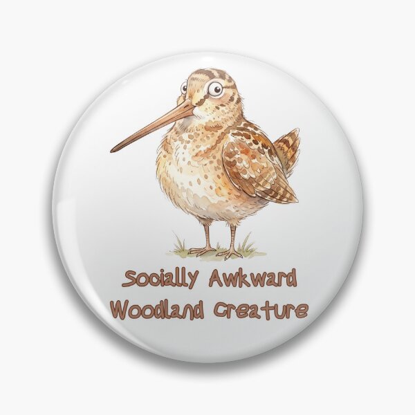 Item preview, American Woodcock Socially Awkward Woodland Creature | Funny Bird designed and sold by HelgaCraftery.