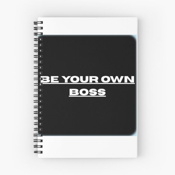 Item preview, Be Your Own Boss – Minimalist Motivational Design for Entrepreneurs designed and sold by BoldConcept43.