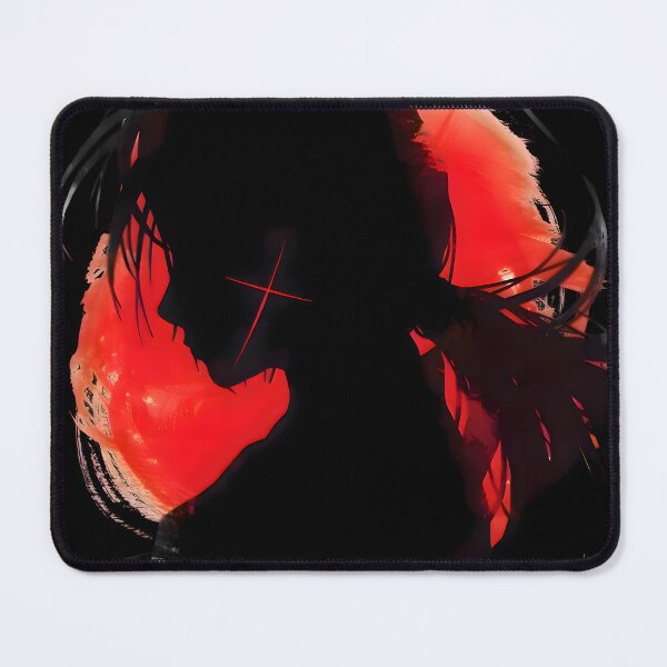 Item preview, The Glowing Scar - Himura Kenshin Crimson Sun Samurai Silhouette designed and sold by Teenkai.