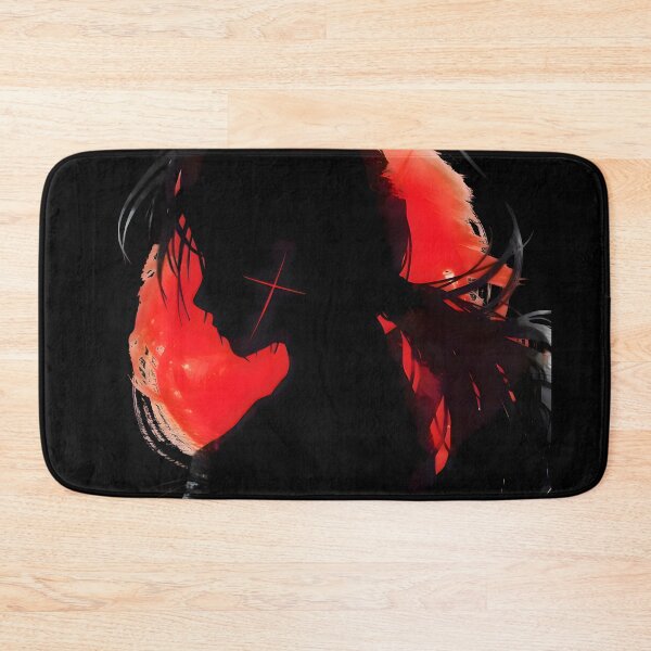 Item preview, The Glowing Scar - Himura Kenshin Crimson Sun Samurai Silhouette designed and sold by Teenkai.